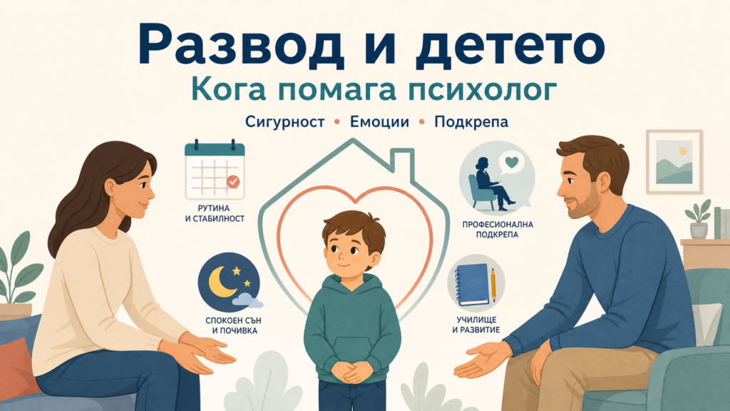 Как разводът се отразява на детето и кога помага детски психолог