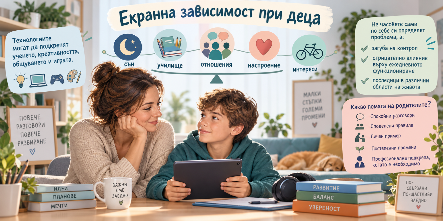 Екранна зависимост при деца: кога времето онлайн е сигнал за по-дълбок проблем?